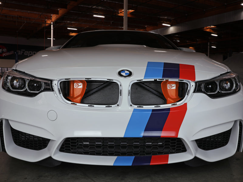 aFe Magnum FORCE Dynamic Air Scoop 15-18 BMW M3/15-20 M4 - Orange-thumbmail-2