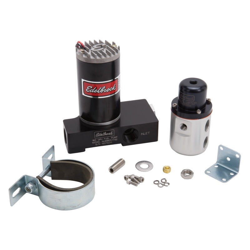 Edelbrock Fuel Pump 1792 And Regulator 1727 Combo Carbureted 160 GPH 5-10 PSI-thumbmail-3