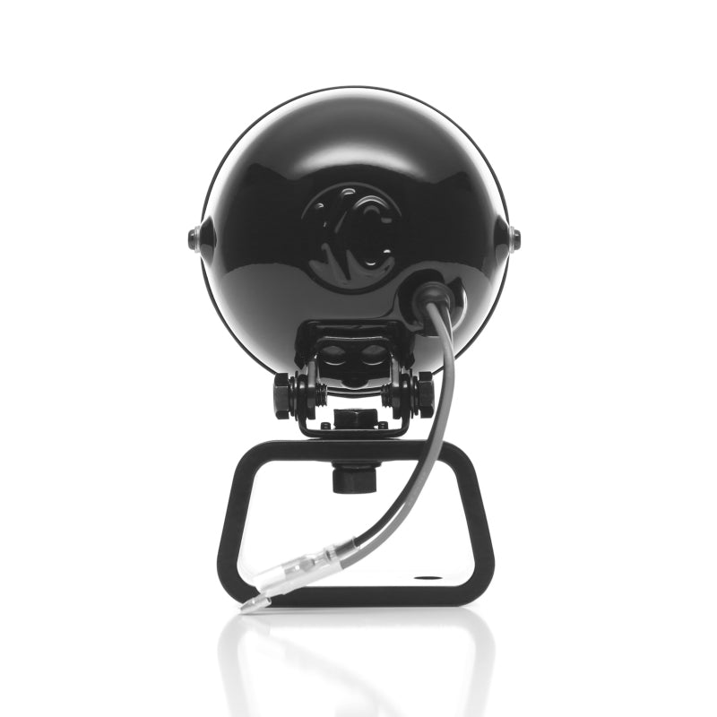 KC HiLiTES Rally 400 4in. Round Halogen Light 55w Spread Beam (Pair Pack System) - Black-thumbmail-5