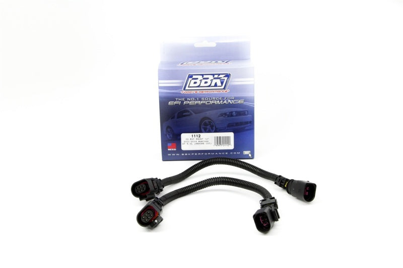 BBK 11-14 Mustang GT Front O2 Sensor Wire Harness Extensions 12 (pair)-thumbmail-5