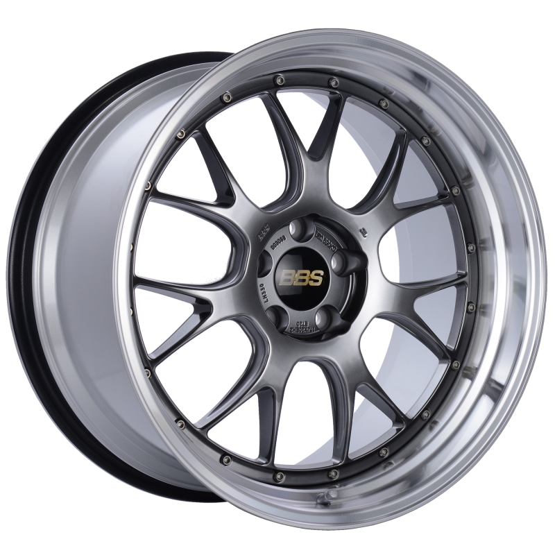 BBS LM-R 20x11 5x114.3 ET20 CB66 Diamond Black Center Diamond Cut Lip Wheel-thumbmail-2