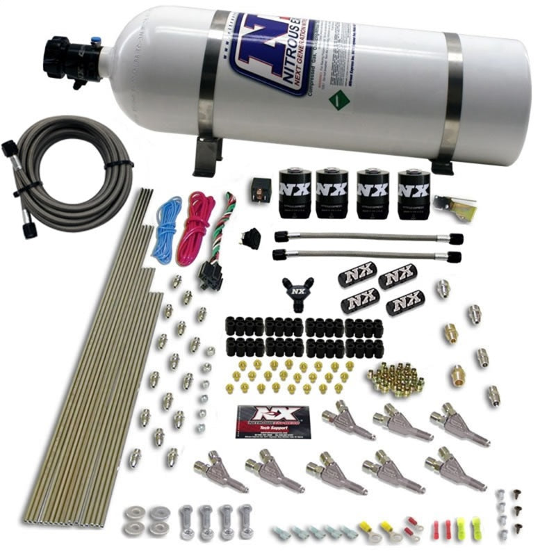 Nitrous Express Vortech Nozzle Nitrous Kit w/15lb Bottle-thumbmail-2