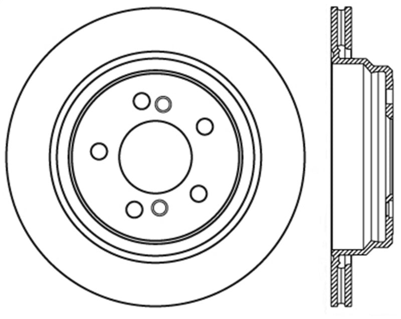 StopTech 01-07 BMW M3 (E46) / 00-04 M5 (E39) Drilled Right Rear Rotor-thumbmail-3