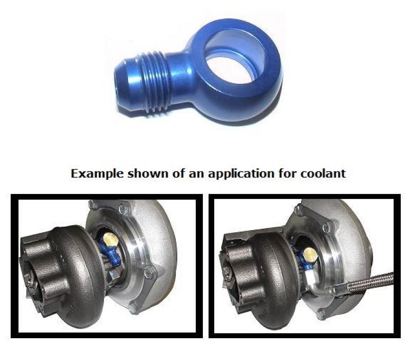 ATP Aluminum Banjo Fitting 14mm Hole (for 14mm Bolt) w/ -6 AN Male Flare-thumbmail-1