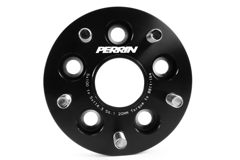 Perrin Wheel Adapter 20mm Bolt-On Type 5x100 to 5x114.3 w/ 56mm Hub (Set of 2)-thumbmail-7
