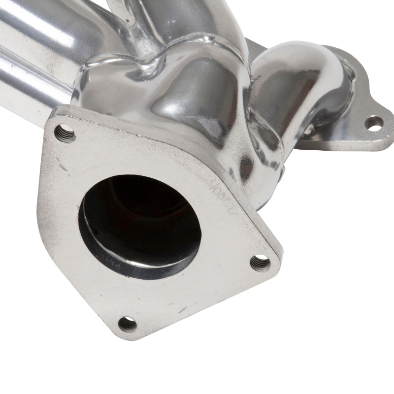 BBK 99-04 GM Truck SUV 4.8 5.3 Shorty Tuned Length Exhaust Headers - 1-3/4 Silver Ceramic-thumbmail-21