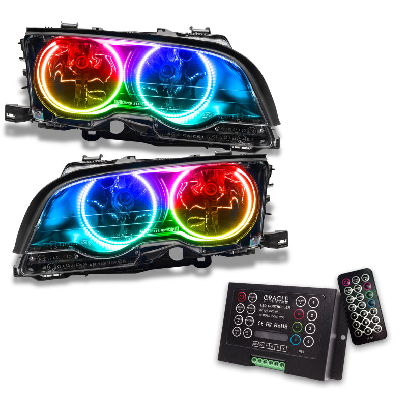 Oracle 99-01 BMW 3 Series Coupe HL - (Halogen) - ColorSHIFT w/ 2.0 Controller-thumbmail-3