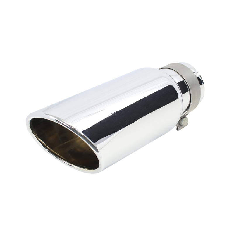 Go Rhino Exhaust Tip - Chrome - ID 3 1/2in x L 14in x OD 5in-thumbmail-2