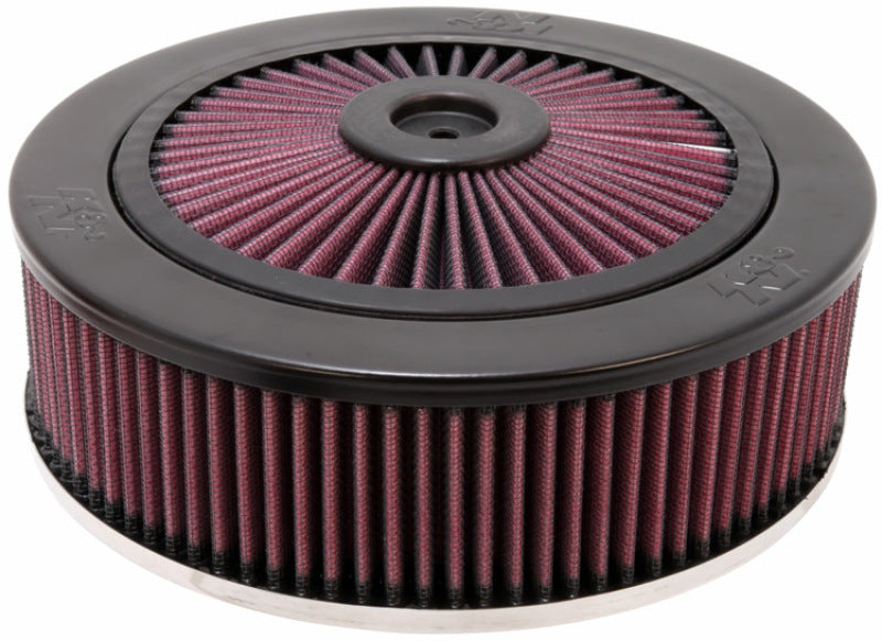 K&N X-Stream Top Filter - Red - Size 9in - 5.125in Neck Flange / 2.75in Height-thumbmail-2