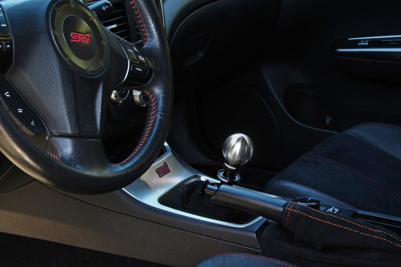 Perrin BRZ/FR-S/86 Brushed Ball 2.0in Stainless Steel Shift Knob-thumbmail-4