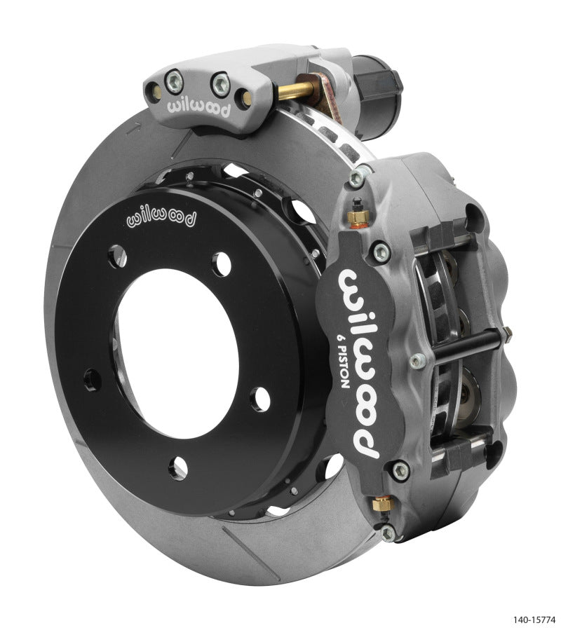 Wilwood FNSL6R/EPB Big Brake Truck Brake Rear Kit - 12.88in Rotor Dia Type III Anodized Caliper-thumbmail-1