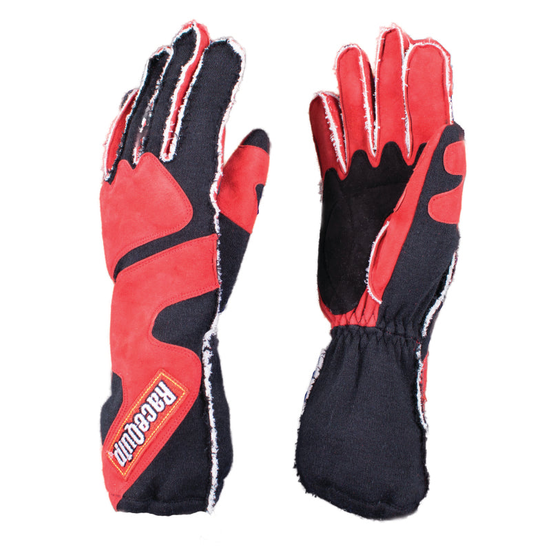 RaceQuip SFI-5 Red/Black Medium Outseam w/ Closure Glove-thumbmail-1