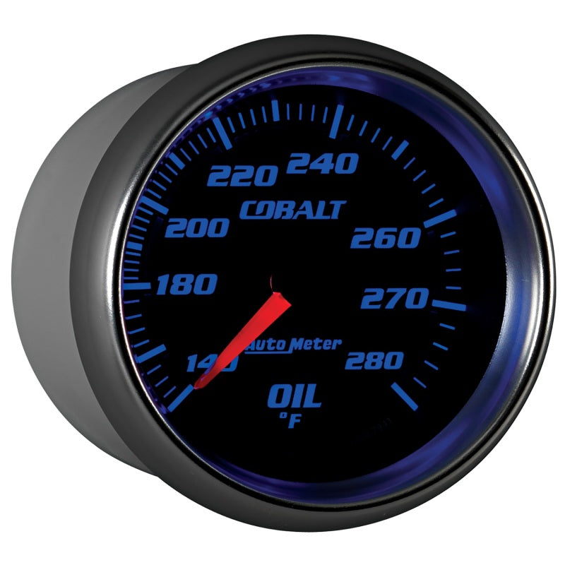 Autometer Cobalt 66.7mm 140-280 Degree F Mechanical Oil Temperature Gauge-thumbmail-5