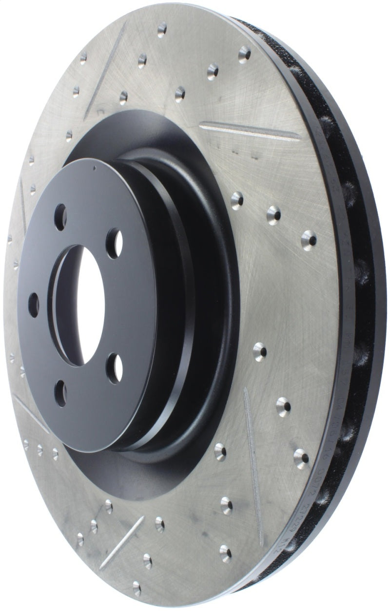 StopTech SportStop 06-09 Chrysler SRT-8 Front Right Drilled & Slotted Rotor-thumbmail-7