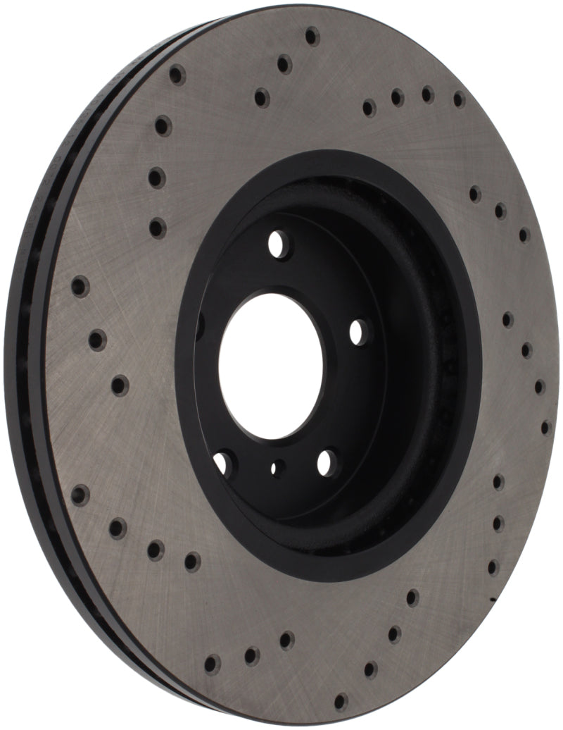 StopTech 08-09 Infiniti EX35 / 05-08 G35 / 09 G37 / 06-09 M35/M45 Drilled Left Front Rotor-thumbmail-2