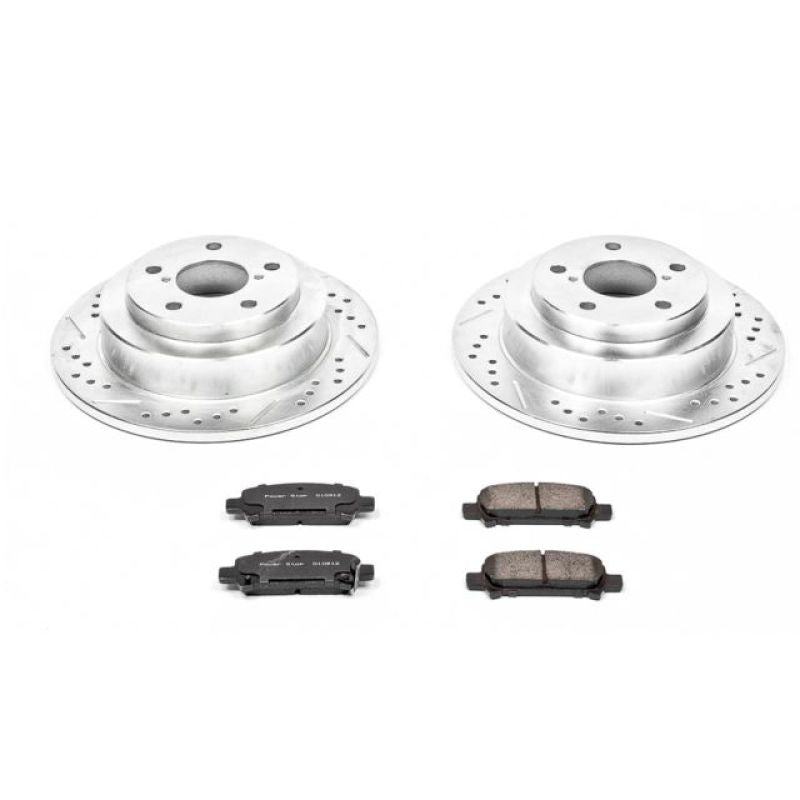 Power Stop 98-03 Subaru Forester Rear Z23 Evolution Sport Brake Kit-thumbmail-1