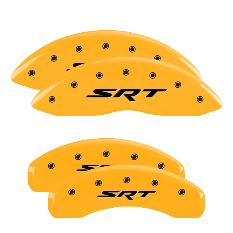 MGP 4 Caliper Covers Engraved Front & Rear MGP Yellow finish black ch-thumbmail-2