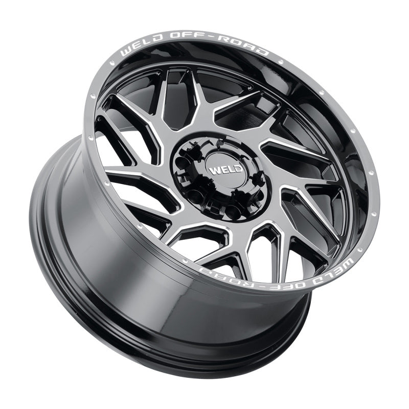 Weld Off-Road W117 20X10 Fulcrum 8X165.1 ET-18 BS4.75 Gloss Black MIL 125.1-thumbmail-3