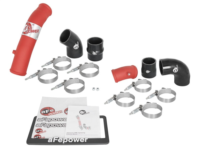 aFe Bladerunner Intercooler Tube Hot/Cold - Red 2017 Honda Civic Type R L4-2.0L (t)-thumbmail-6