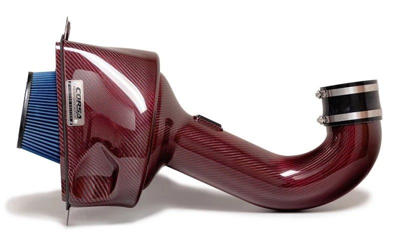 Corsa 15-19 Chevrolet Corvette C7 Z06 6.2L V8 Red Carbon Fiber Air Intake (Does Not Fit ZR1)-thumbmail-2