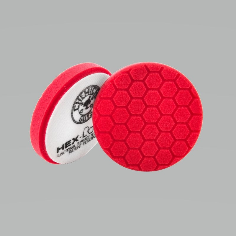 Chemical Guys Hex Logic Self-Centered Perfection Ultra-Fine Finishing Pad - Red - 6.5in