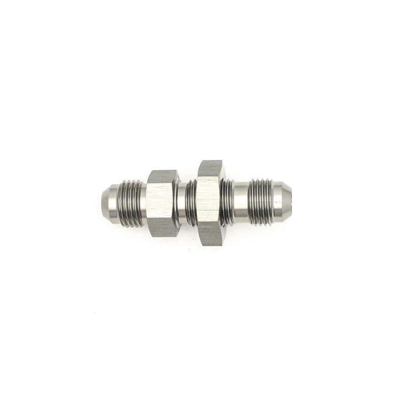 DeatschWerks 6AN Male Flare To 6AN Male Flare Bulkhead Adapter (Incl. Nut)-thumbmail-3