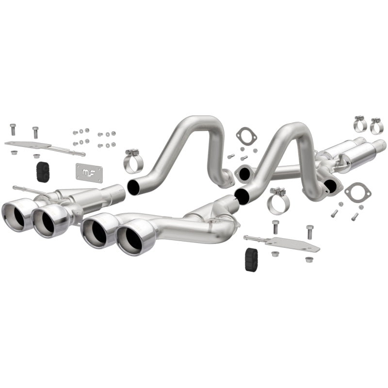 Magnaflow 00-04 Chev Corvette V8 5.7L Comp Series Quad Ctr Rr Exit SS Cat-Back Perf Exhaust-thumbmail-3
