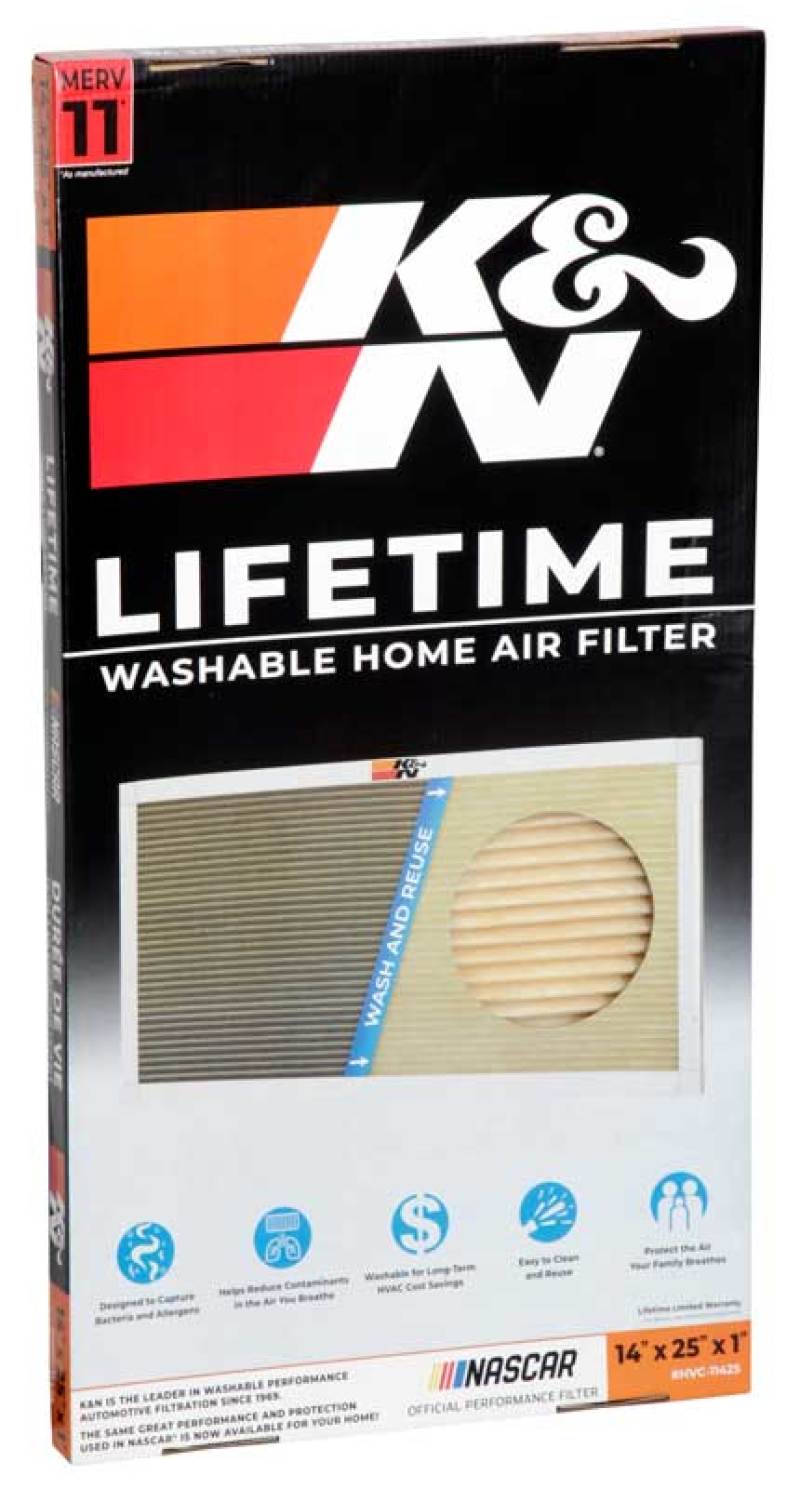 K&N HVAC Filter - 14 x 25 x 1-thumbmail-9