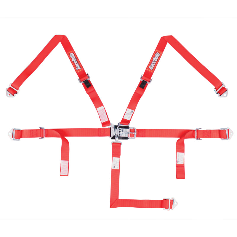 RaceQuip Red JR. L & L 5pt Harness-thumbmail-1
