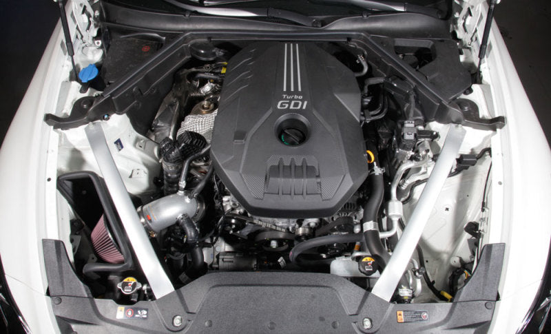 K&N 2018 Kia Stinger L4-2.0L F/I Silver Typhoon Short Ram Intake-thumbmail-6