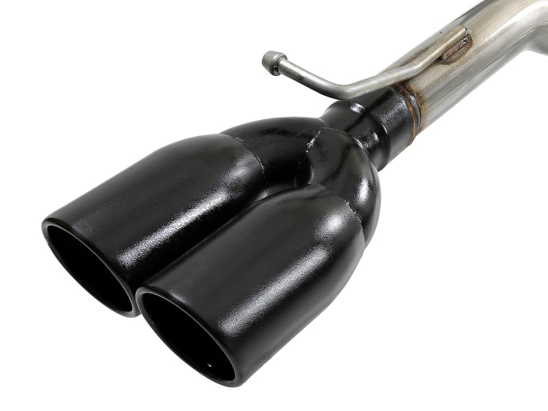 aFe MACH Force-Xp 2-1/2in 304 SS Cat-Back Exhaust 15-21 Dodge Challenger V6-3.6L - Quad Black Tip-thumbmail-11