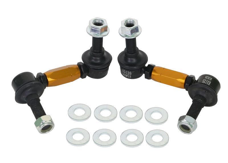 Whiteline 03+ Nissan 350z Z33 / 07-08 Infiniti G35 (Exc AWD) Fr Swaybar-Link Assy HD Adj Steel Ball-thumbmail-4