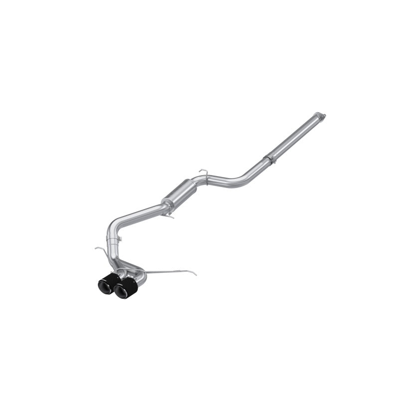 MBRP 13-18 Ford Focus ST 2.0L EcoBoost SS 3in Cat-Back Dual Outlet w/ Carbon Fiber Tips - T304-thumbmail-1