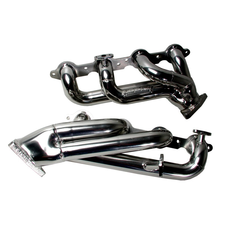 BBK 99-04 GM Truck SUV 4.8 5.3 Shorty Tuned Length Exhaust Headers - 1-3/4 Titanium Ceramic-thumbmail-4