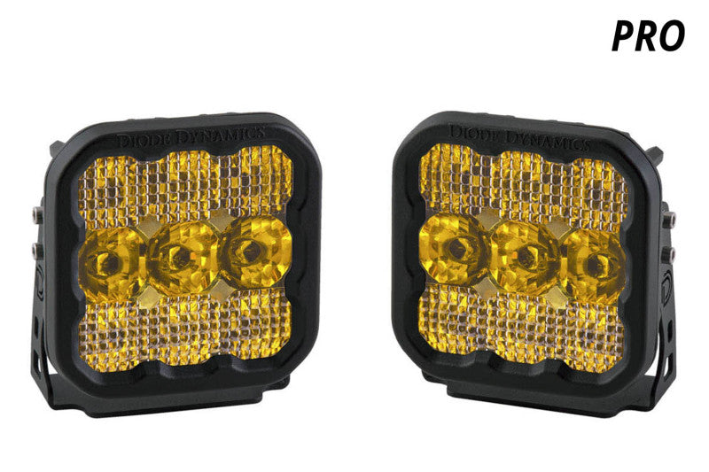 Diode Dynamics SS5 LED Pod Pro - Yellow Spot (Pair)-thumbmail-8