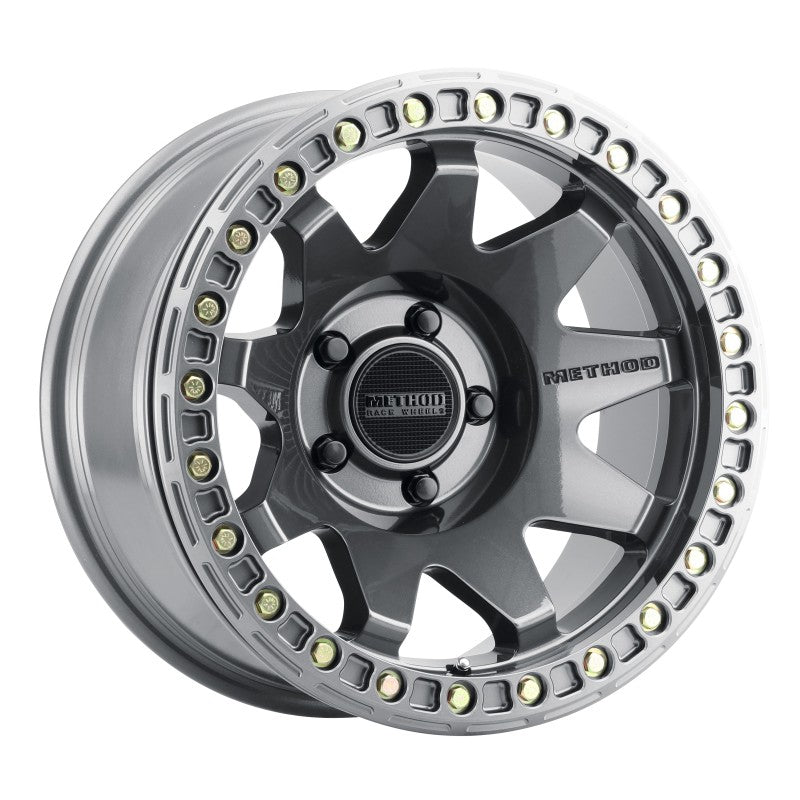 Method MR108 17x9 -44mm Offset 5x5 71.5mm CB Gloss Titanium w/BH-H24125-38 Wheel-thumbmail-3