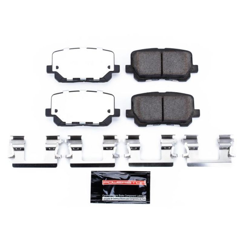 Power Stop 14-19 Dodge Charger Rear Z26 Extreme Street Brake Pads w/Hardware-thumbmail-1