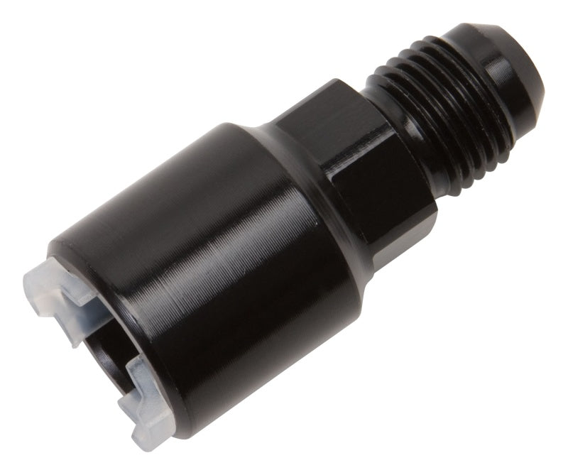 Russell Performance -6 AN male to 5/16in SAE quick-disconnect female (Black Single)-thumbmail-3