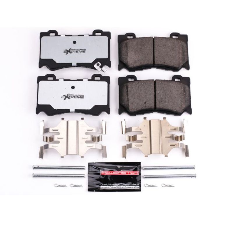 Power Stop 09-13 Infiniti FX50 Front Z26 Extreme Street Brake Pads w/Hardware-thumbmail-2