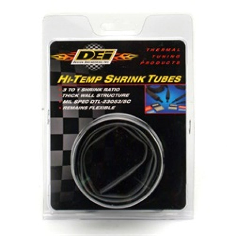DEI Hi-Temp Shrink Tube Kit - 9 12 18 and 24mm sizes x 2ft - Black-thumbmail-3