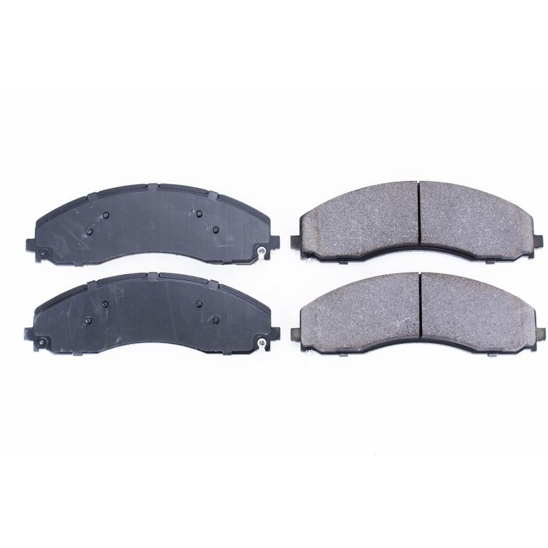 Power Stop 17-19 Ford F-450 Super Duty Front Z16 Evolution Ceramic Brake Pads-thumbmail-1