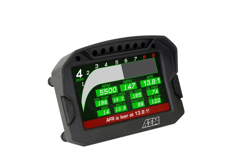 AEM CD-5LG Carbon Logging Digital Dash Display w/ Internal 10Hz GPS & Antenna-thumbmail-24