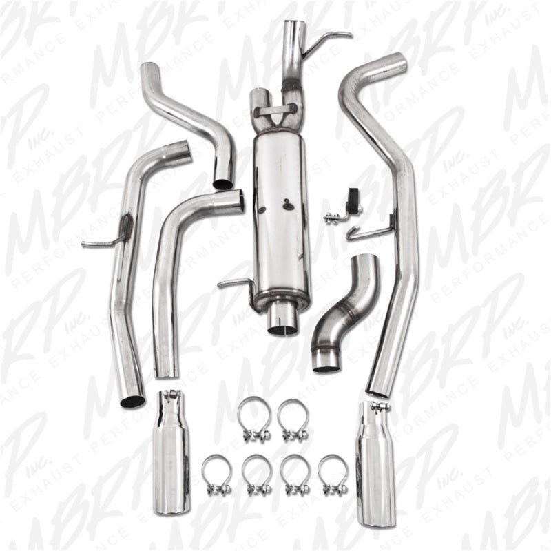 MBRP 09-11 Chev/GMC Colorado/Canyon 5.3L V8 EC/CC-SB Cat Back Dual Split Rear Exit T409-thumbmail-9