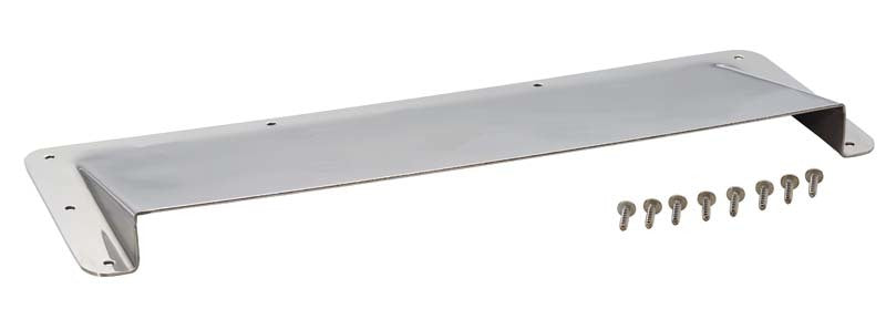 Kentrol 78-95 Jeep CJ/Wrangler YJ Hood Vent Air Scoop - Polished Silver-thumbmail-1