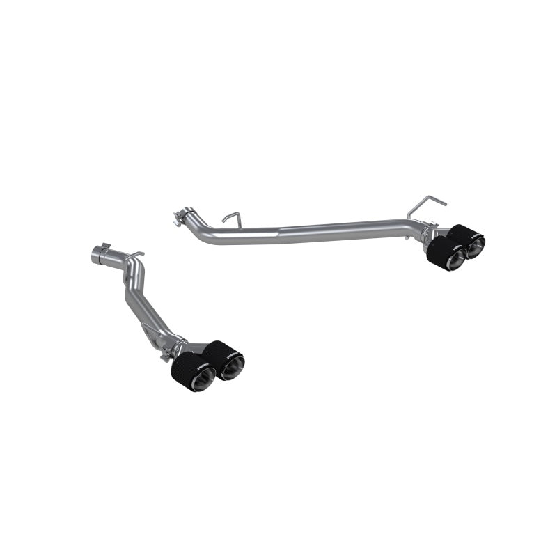 MBRP 20-21 Ford Explorer ST 3.0L EcoBoost Dual Rear Exit Axle Back w/ Quad Carbon Fiber Tips - T304-thumbmail-1
