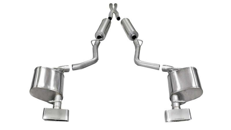 Corsa 11-13 Dodge Challenger R/T 5.7L V8 Polished Xtreme Cat-Back Exhaust-thumbmail-2