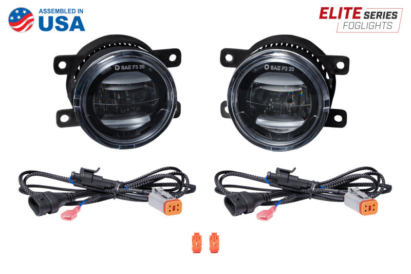 Diode Dynamics Elite Series Type A Fog Lamps - Yellow (Pair)-thumbmail-8