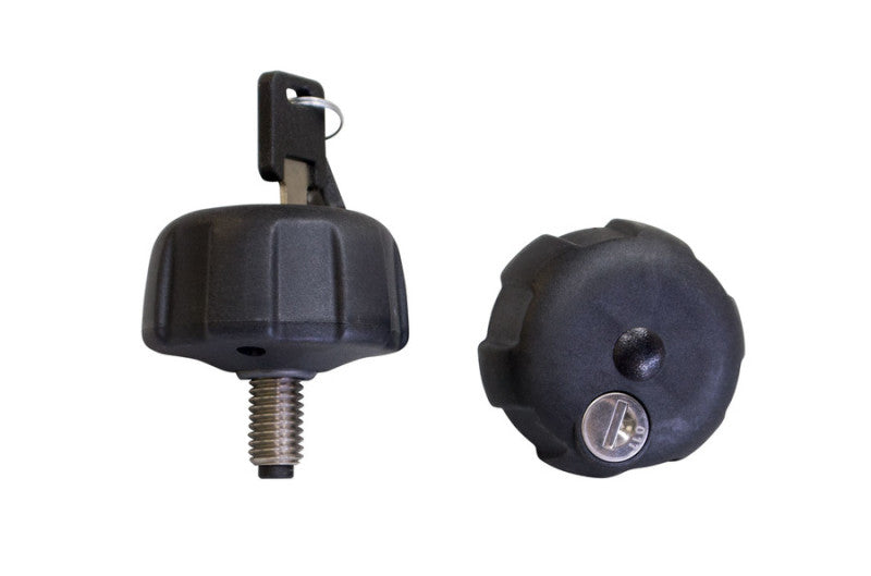 Thule Locking TracKnobs (2 Pack - Works w/TracRac SR & Utility Racks Only) - Black-thumbmail-2
