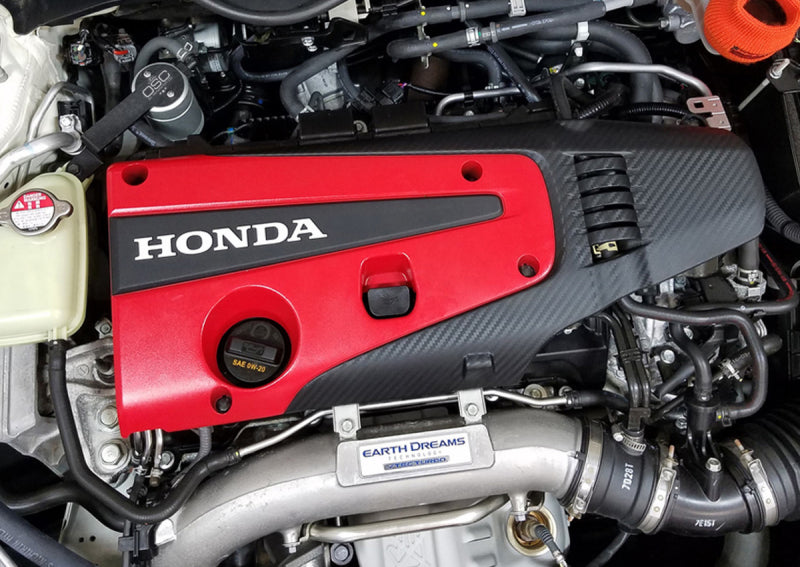 J&L 17-21 Honda Civic Type R Passenger Side Oil Separator 3.0 - Clear Anodized-thumbmail-3