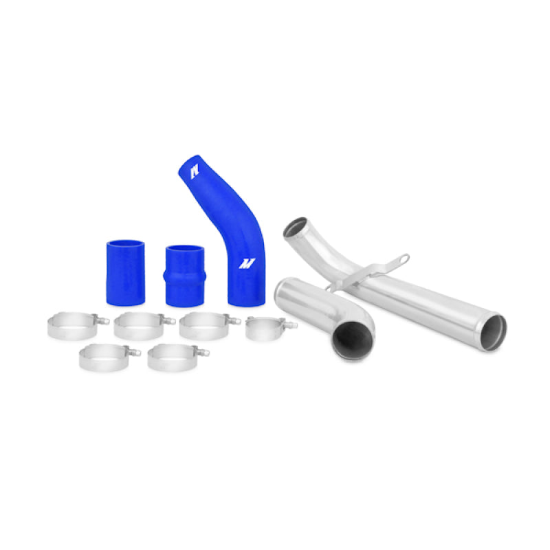 Mishimoto 08+ Mitsubishi Lancer Evolution X Blue Upper Intercooler Pipe Kit-thumbmail-2